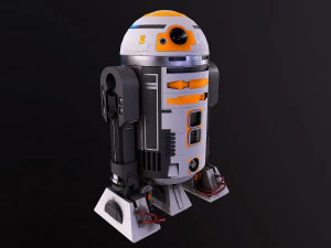 RD3 Star Wars Baixo poli Baixo poli Modelo 3D