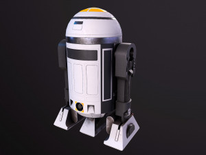 RD3 Star Wars Low poly Low-poly Modelo 3D