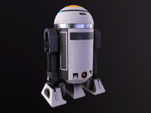 RD3 Star Wars Low poly Low-poly Modelo 3D