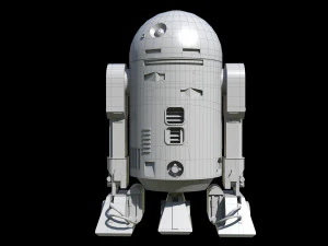 RD3 Star Wars Baixo poli Baixo poli Modelo 3D