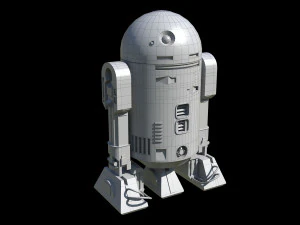 RD3 Star Wars Baixo poli Baixo poli Modelo 3D