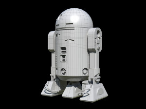 RD3 Star Wars Low poly Low-poly Modelo 3D