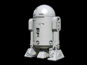 RD3 Star Wars Baixo poli Baixo poli Modelo 3D