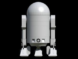 RD3 Star Wars Low poly Low-poly Modelo 3D