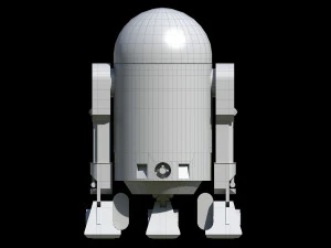 RD3 Star Wars Baixo poli Baixo poli Modelo 3D