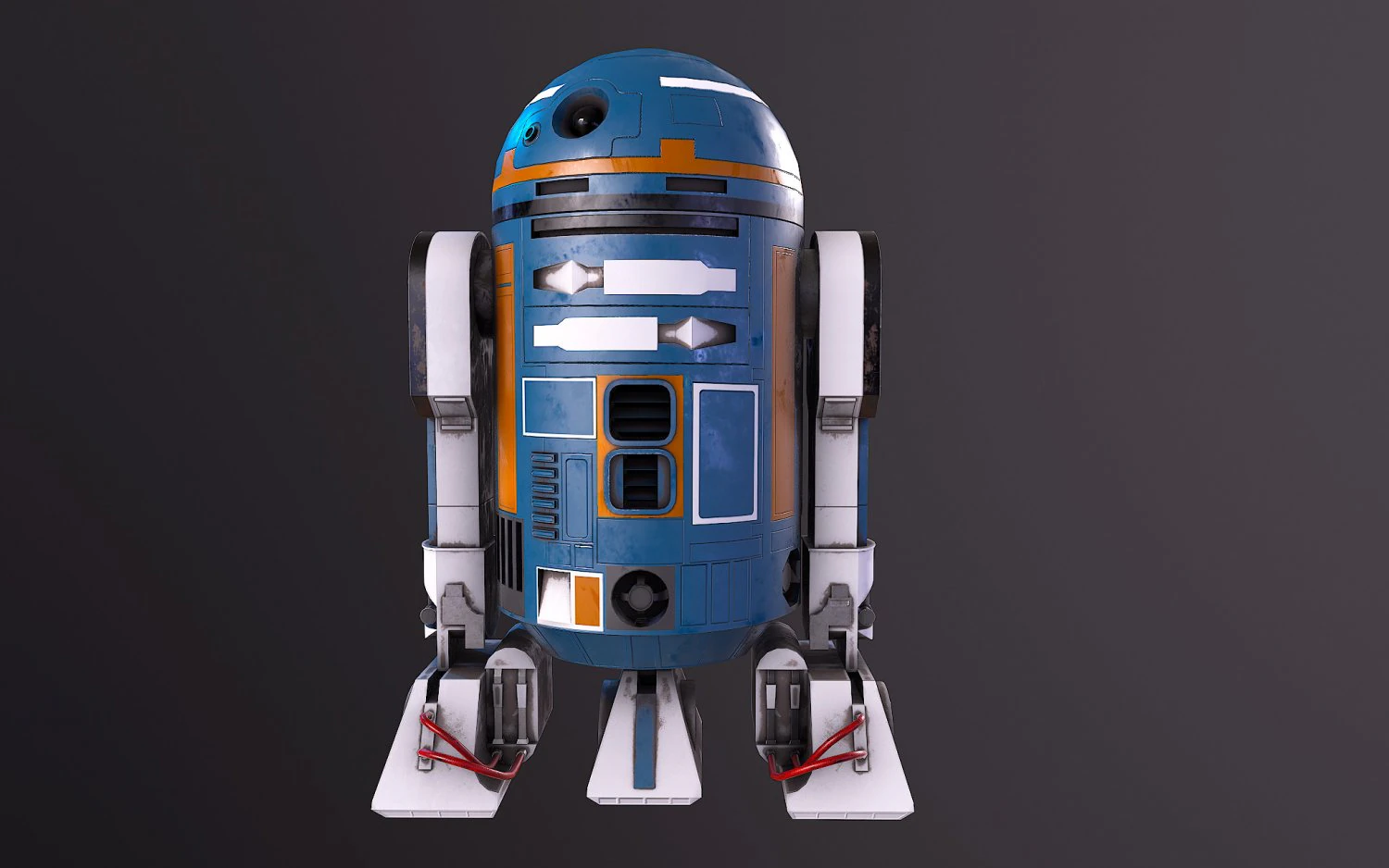 SK-620 STAR WARS Low-poly 3D Model .c4d .max .obj .3ds .fbx .stl .blend 