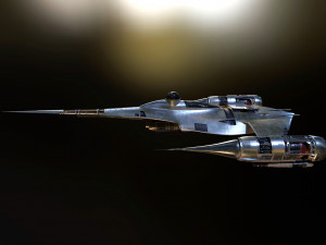 N1 Naboo Starfighter Mandalorian 3Dモデル
