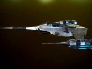 N1 Naboo Starfighter Mandalorian Model 3D