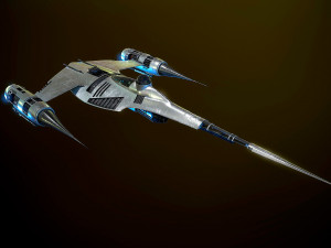 N1 Naboo Starfighter Mandalorian Model 3D