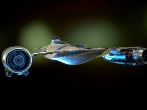 N1 Naboo Starfighter Mandalorian Model 3D