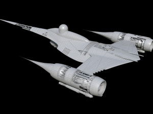 N1 Naboo Starfighter Mandalorian Model 3D