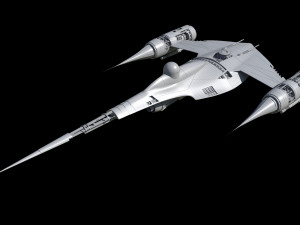 N1 Naboo Starfighter Mandalorian Model 3D