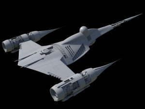 N1 Naboo Starfighter Mandalorian Model 3D