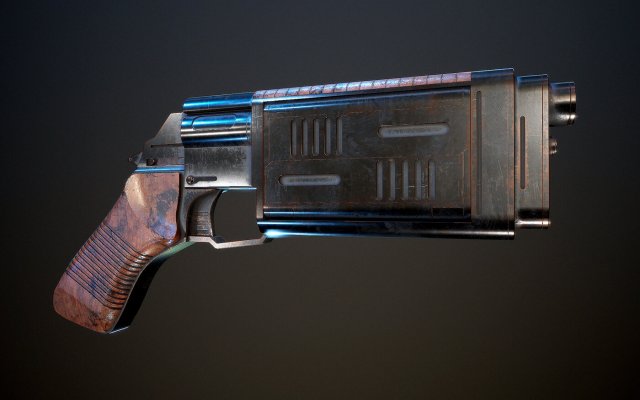 Andor Blaster Star Wars Modelo 3D .c4d .max .obj .3ds .fbx .stl .blend 