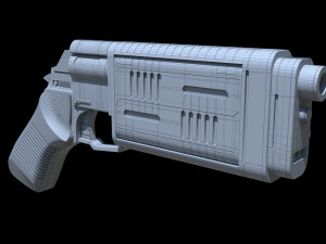 Andor Blaster Star Wars Modelo 3D