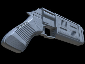 Andor Blaster Star Wars Modelo 3D