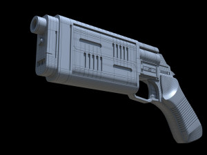 Andor Blaster Star Wars Modelo 3D