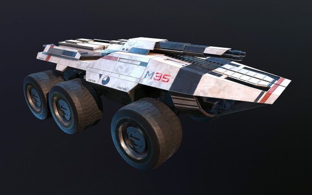 Mako M35 Mass Effect Modelo 3D .c4d .max .obj .3ds .fbx .stl .blend 