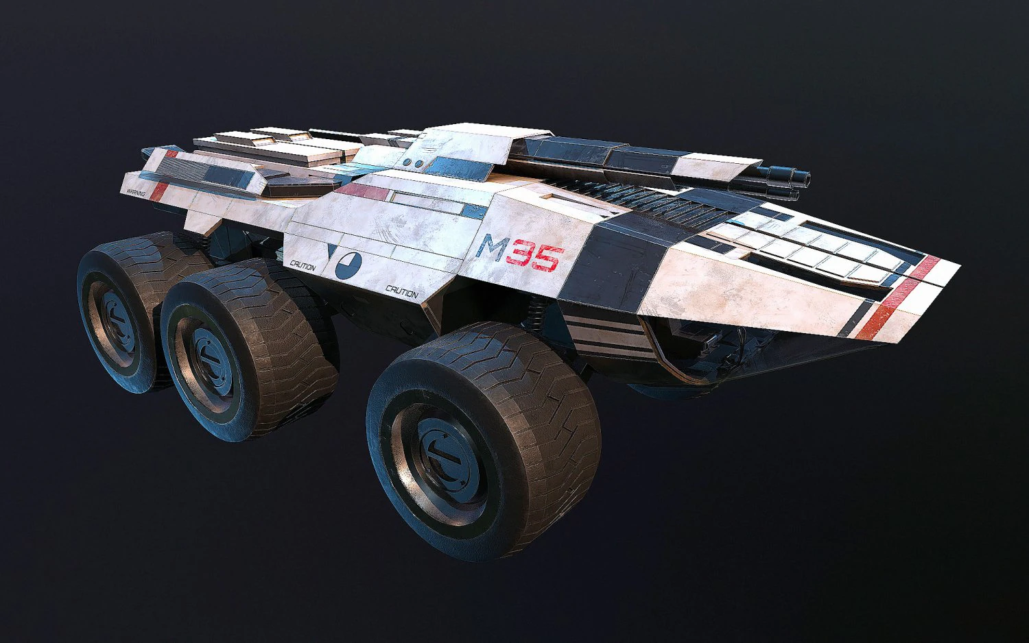 Efeito de massa Mako M35 Modelo 3D .c4d .max .obj .3ds .fbx .stl .blend