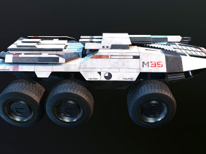 Mako M35 Mass Effect Modelo 3D