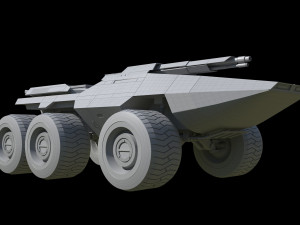 Mako M35 Mass Effect Modelo 3D