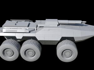 Mako M35 Mass Effect Modelo 3D