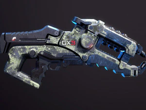 Proiettore ad arco Mass Effect Modello 3D