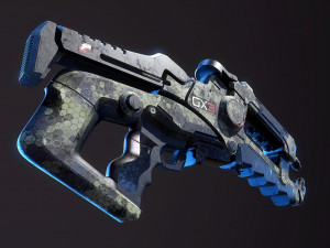 Arc Projector Mass Effect Model 3D