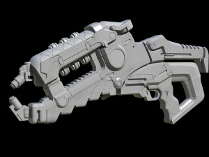 Arc Projector Mass Effect Model 3D