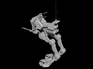 AT-RT Star Wars 3D Modell