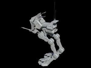 AT-RT Guerre stellari Modello 3D