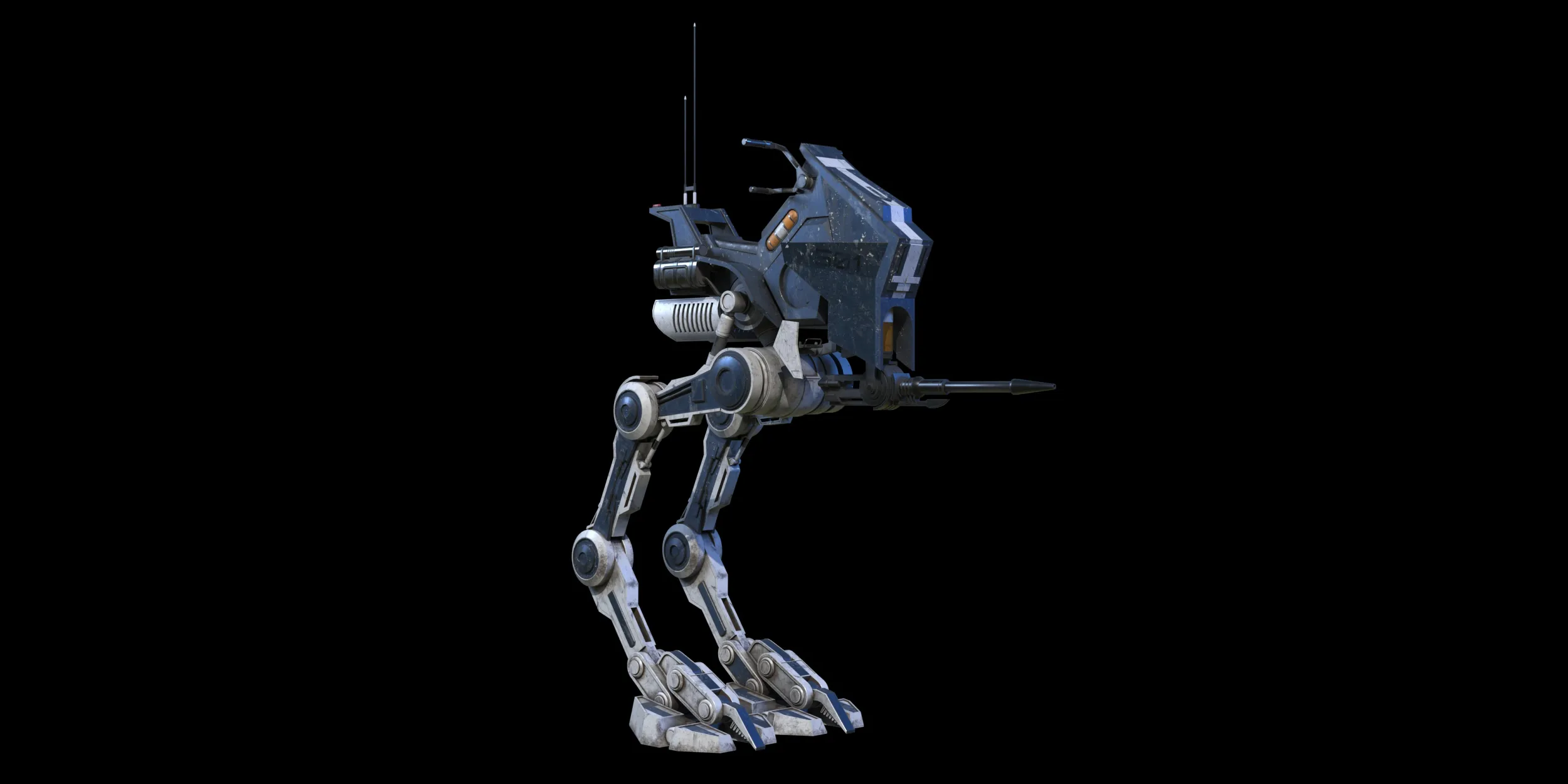 AT-RT Star Wars 3D Model .c4d .max .obj .3ds .fbx .stl .blend 