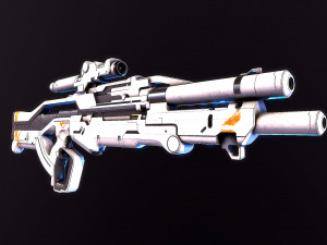 Cerberus M13 Raptor Sniper MASS EFFECT Modelo 3D