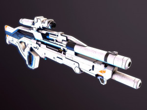 Cerberus M13 Raptor Sniper MASS EFFECT Modelo 3D