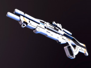 Cerberus M13 Raptor Sniper MASS EFFECT Modelo 3D