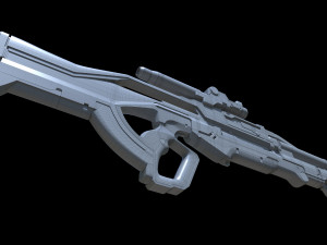 Cerberus M13 Raptor Sniper MASS EFFECT Modelo 3D