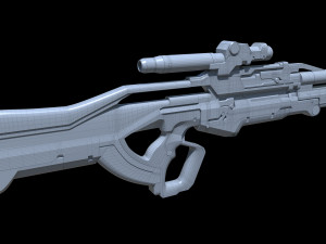 Cerberus M13 Raptor Sniper MASS EFFECT Modelo 3D