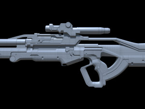 Cerberus M13 Raptor Sniper MASS EFFECT Modelo 3D