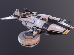 M44 Hammerhead Mass Effect Modèle 3D