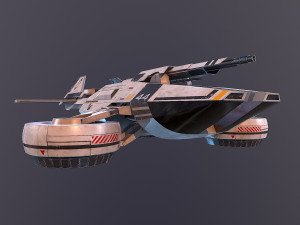 M44 Hammerhead Mass Effect 3D 모델