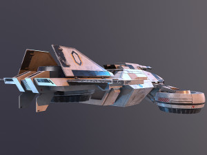 M44 Hammerhead Mass Effect 3D 모델