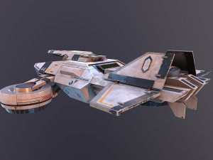 M44 Hammerhead Mass Effect 3D 모델
