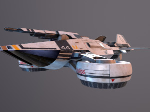 M44 Hammerhead Mass Effect 3D 모델
