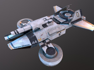 M44 Hammerhead Mass Effect 3D 모델