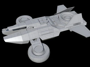 M44 Hammerhead Mass Effect 3D Model