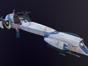 Barc Speeder Star Wars 3D-Modell