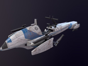 Barc Speeder Star Wars 3D Модель