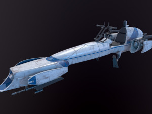 Barc Speeder Star Wars 3D Модель