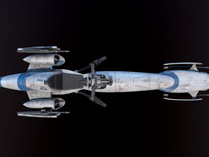 Barc Speeder Star Wars 3D Модель