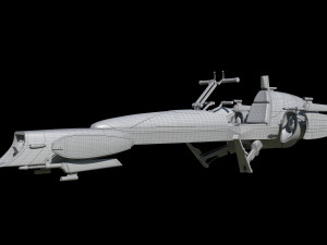 Barc Speeder Star Wars 3D Модель